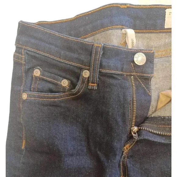 Rag & Bone Low Rise Heritage Colour Skinny Dark Wash Jeans Size 24 - Picture 7 of 11